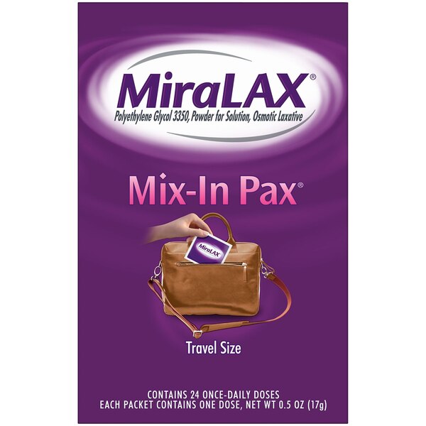 Miralax Mix-In Pax Powder Packets