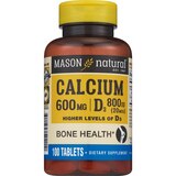 Mason Natural Calcium 600 mg D3 800iu Tablets, 100 CT, thumbnail image