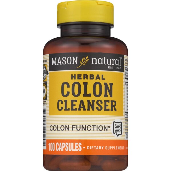 Mason Natural Colon Herbal Cleanser Capsules, 100 CT