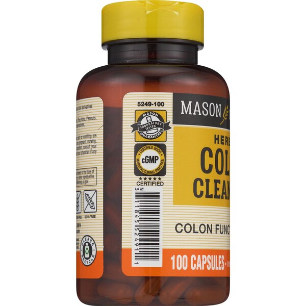 Mason Natural Colon Herbal Cleanser Capsules, 100 CT