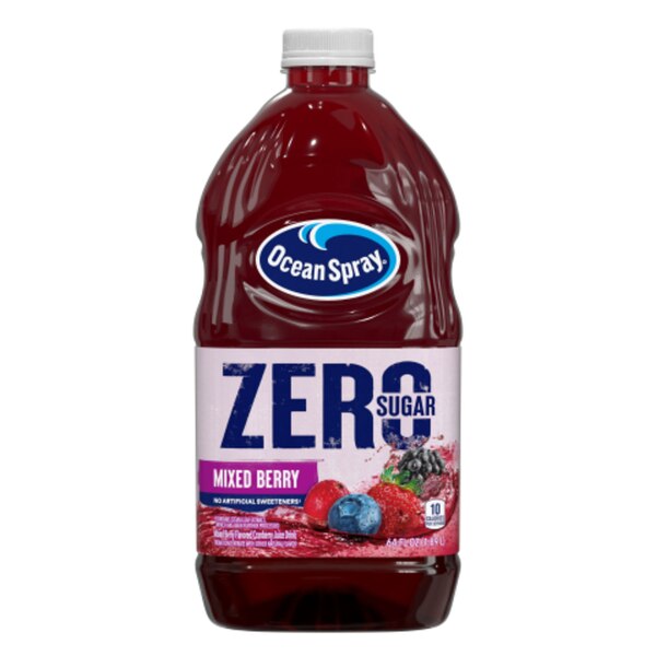 Ocean Spray Zero Sugar, Mixed Berry, 64 oz