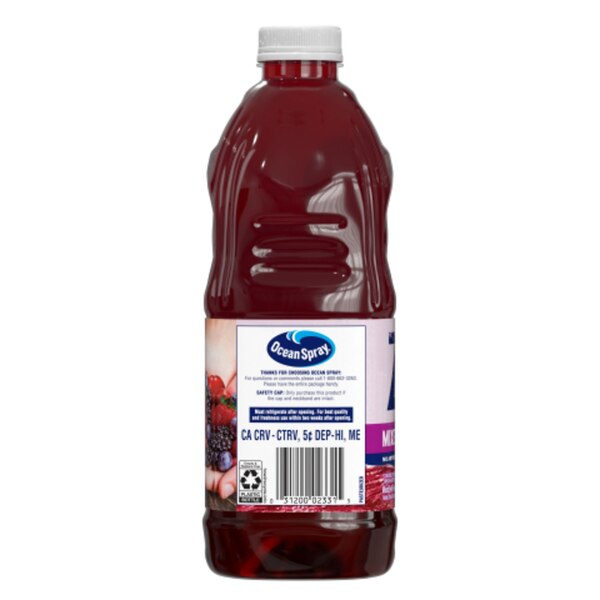 Ocean Spray Zero Sugar, Mixed Berry, 64 oz