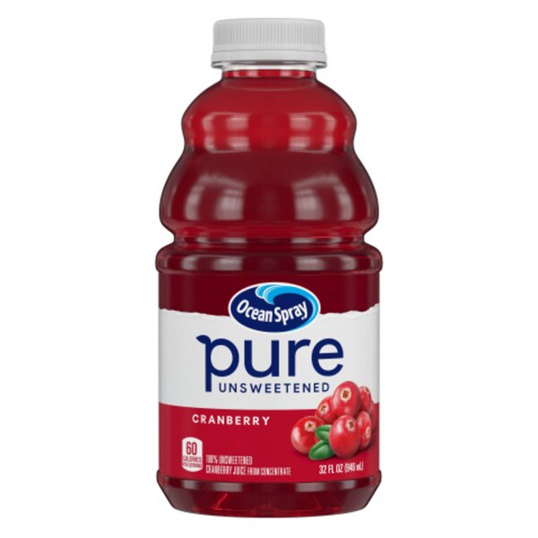 Ocean Spray Pure Unsweetened Juice, 32 oz