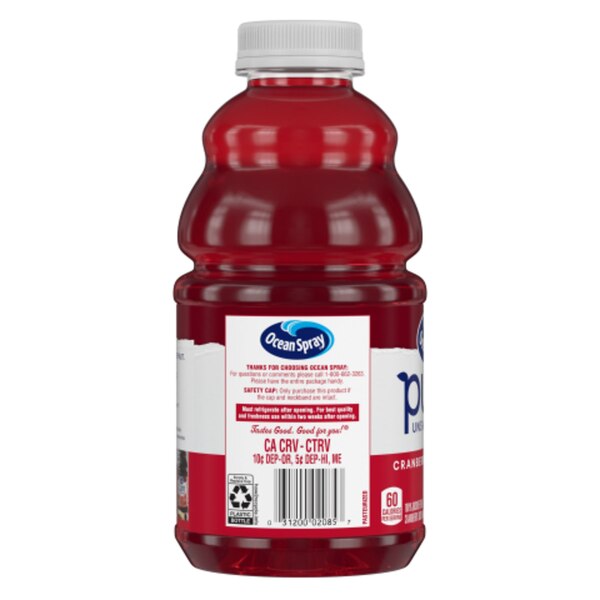 Ocean Spray Pure Unsweetened Juice, 32 oz