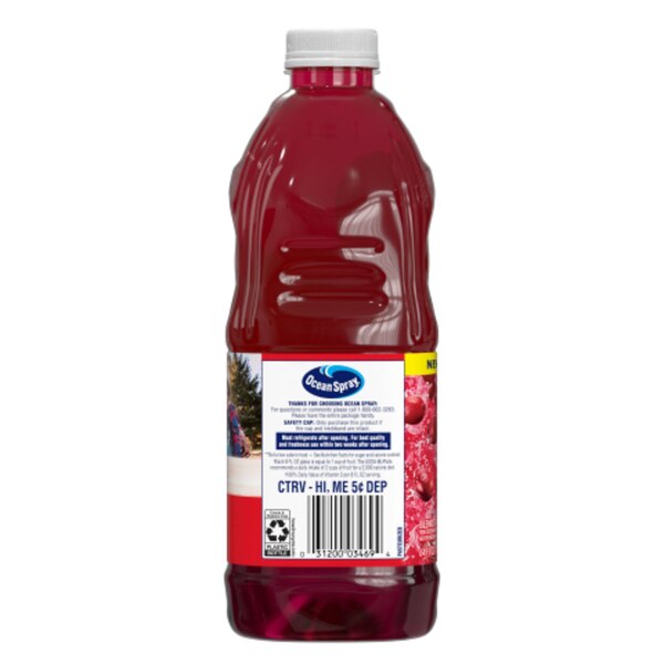 Ocean Spray 100% Juice Cranberry, 64 oz