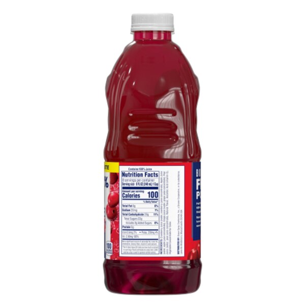 Ocean Spray 100% Juice Cranberry, 64 oz