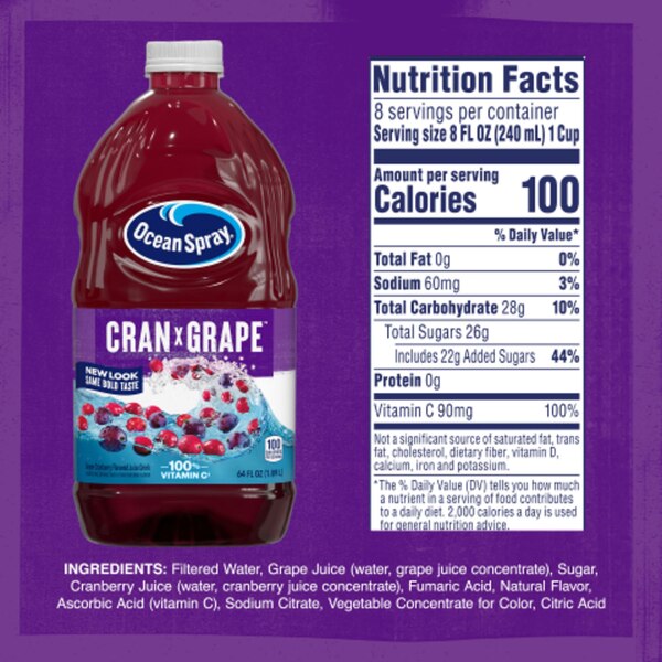 Ocean Spray Cranberry Juice Drink, 64 oz