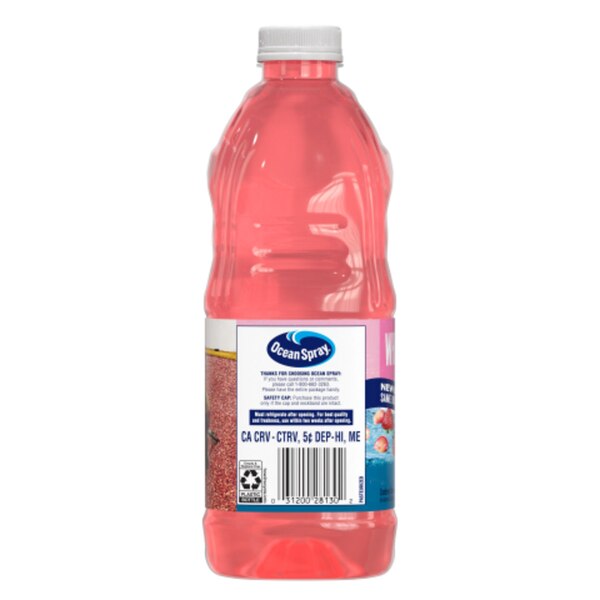 Ocean Spray White Cranberry Strawberry, 64 oz