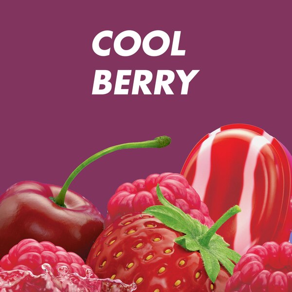 HALLS Throat Soothing (Previously HALLS Breezers) Cool Berry Throat Drops, Economy Pack, 70 Drops