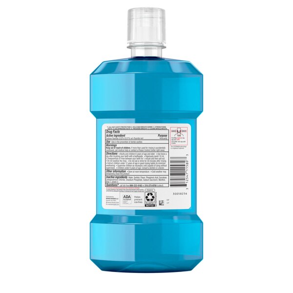Listerine Smart Rinse Kids Anticavity Mouthwash, Bubble Blast, 16.9 OZ