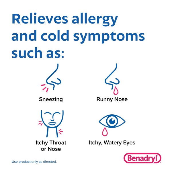 Benadryl Allergy Dye-Free Liqui-Gels, 24 CT