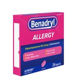 Benadryl Allergy Ultratabs Tablets, 24 CT, thumbnail image