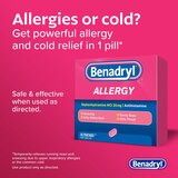 Benadryl Ultratabs Antihistamine Allergy Medicine Tablets, 48 ct, thumbnail image