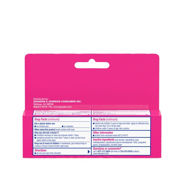 Benadryl Itch Relief Cream Topical Analgesic, 1 OZ