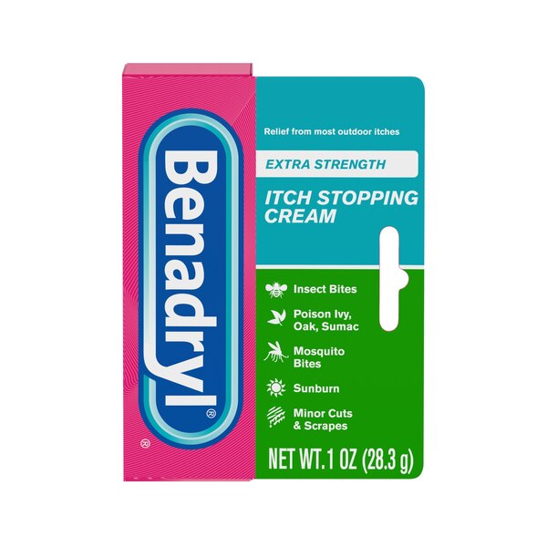Benadryl Itch Relief Cream Topical Analgesic, 1 OZ