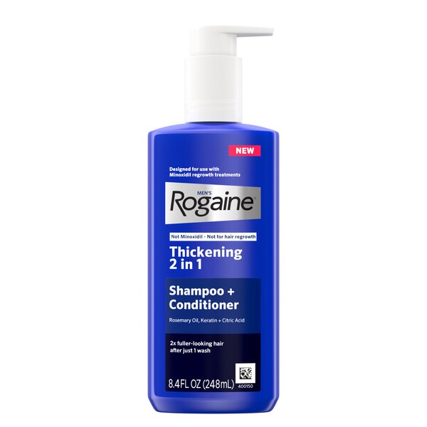 Rogaine Men's Thickening 2-in-1 Shampoo & Conditioner, 8.5 OZ