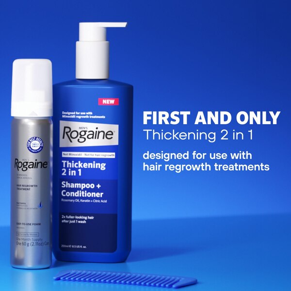 Rogaine Men's Thickening 2-in-1 Shampoo & Conditioner, 8.5 OZ