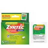 Zyrtec 24 Hour Allergy Tablets with Cetirizine HCI, Travel Size, 5 CT, thumbnail image