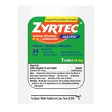 Zyrtec 24 Hour Allergy Tablets with Cetirizine HCI, Travel Size, 5 CT, thumbnail image