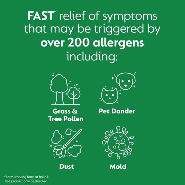 Zyrtec 24HR Allergy Relief Tablets, 10mg Cetirizine HCl