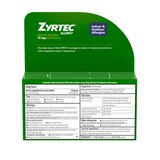 Zyrtec 24HR Allergy Relief Tablets, 10mg Cetirizine HCl, thumbnail image 2 of 3