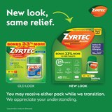 Zyrtec 24HR Allergy Relief Tablets, 10mg Cetirizine HCl, thumbnail image