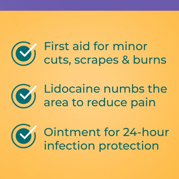 Neosporin + Lidocaine Pain Relieving Antibiotic Ointment, 0.5 OZ