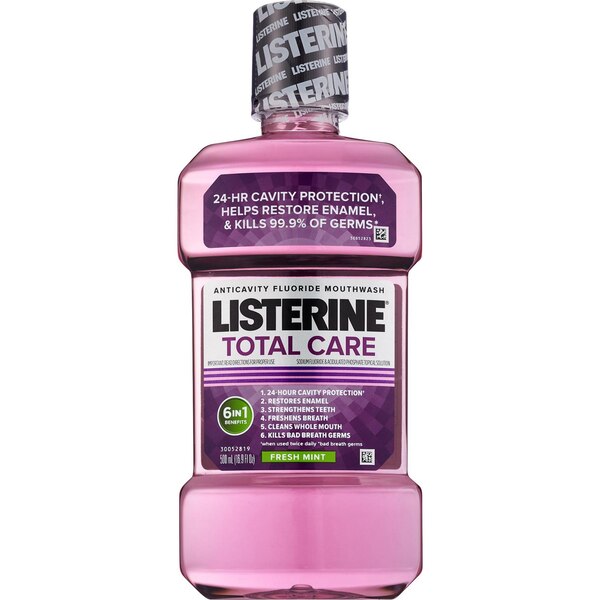 Listerine Total Care Anticavity Mouthwash, Fresh Mint