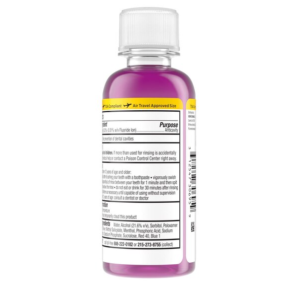 Listerine Total Care Anticavity Mouthwash Fresh Mint, 3.2 OZ
