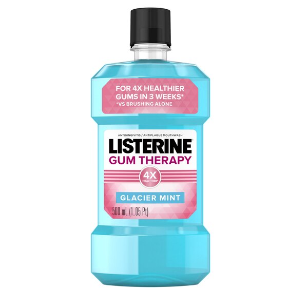 Listerine Gum Therapy Antigingivitis Antiplaque Mouthwash, Glacier Mint