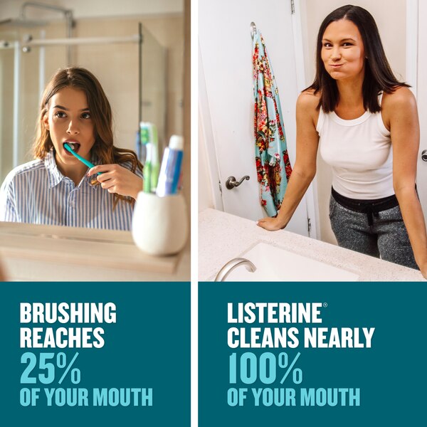 Listerine Ultraclean Antiseptic Antigingivitis Mouthwash for Tartar and Plaque, Cool Mint
