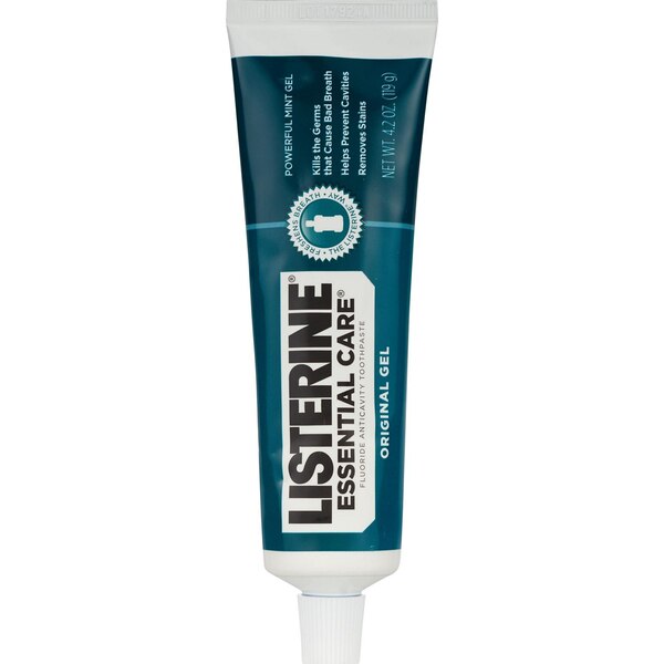 Listerine Essential Care Powerful Mint Gel Toothpaste, 4.2 OZ
