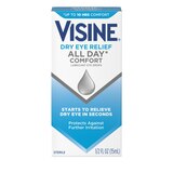 Visine Dry Eye Relief All Day Comfort Lubricant Dry Eye Drops, 0.5 FL OZ, thumbnail image