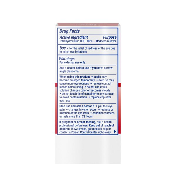 Visine Red Eye Comfort Redness Reliever Eye Drops, 0.5 OZ