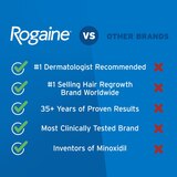 Rogaine Men's Extra Strength 5% Minoxidil Solution for Hair Regrowth, thumbnail image 5 of 7