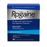 Rogaine Men's Extra Strength 5% Minoxidil Solution for Hair Regrowth, thumbnail image