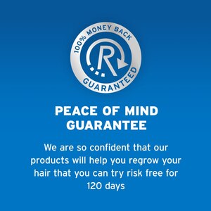 Rogaine Men's Extra Strength 5% Minoxidil Solution for Hair Regrowth, 3-Month Supply, 1-Month Supply