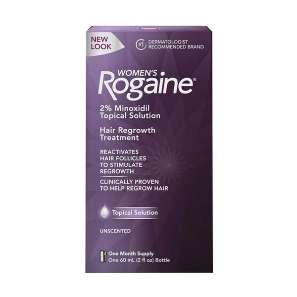 Rogaine Women's 2% Minoxidil Solution for Hair Regrowth