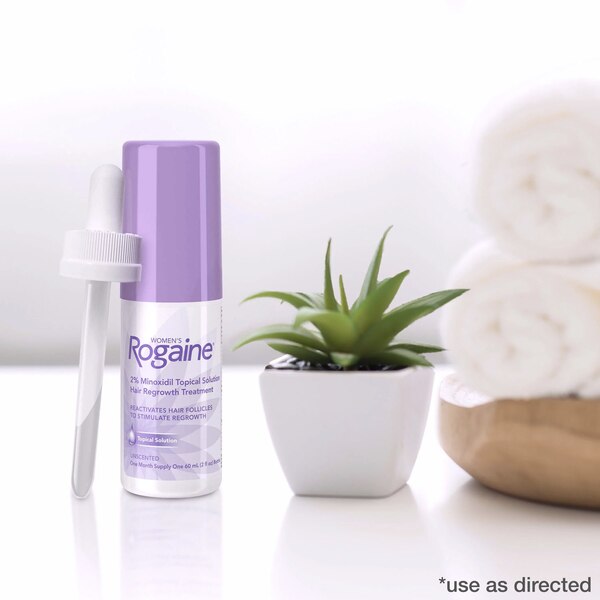 Rogaine Women's 2% Minoxidil Solution for Hair Regrowth