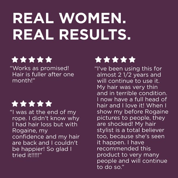 Rogaine Women's 5% Minoxidil Foam for Hair Regrowth