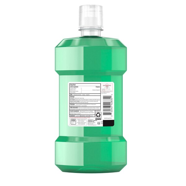 Listerine Antiseptic Mouthwash for Bad Breath, Plaque, and Gingivitis, Fresh Burst