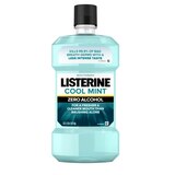 Listerine Zero Alcohol Mouthwash for Bad Breath, Cool Mint, 33.8 OZ, thumbnail image