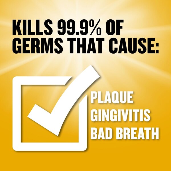 Listerine Antiseptic Mouthwash for Bad Breath, Plaque, and Gingivitis, Original