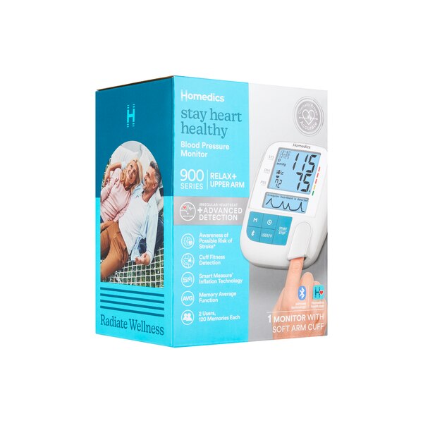 Homedics 900 Series RELAX+ Upper Arm Blood Pressure Monitor