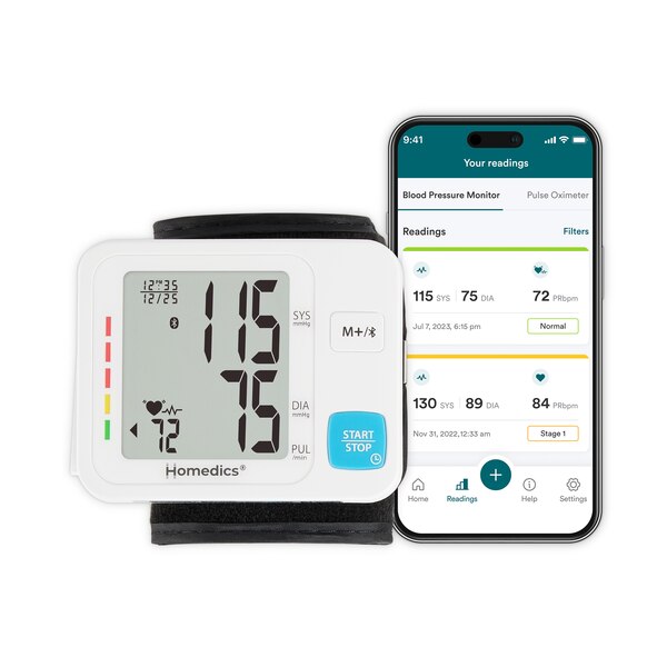 Homedics Wrist 600 Series Blood Pressure Monitor