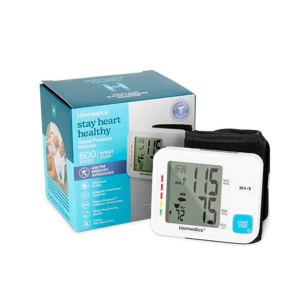 Homedics Wrist 600 Series Blood Pressure Monitor