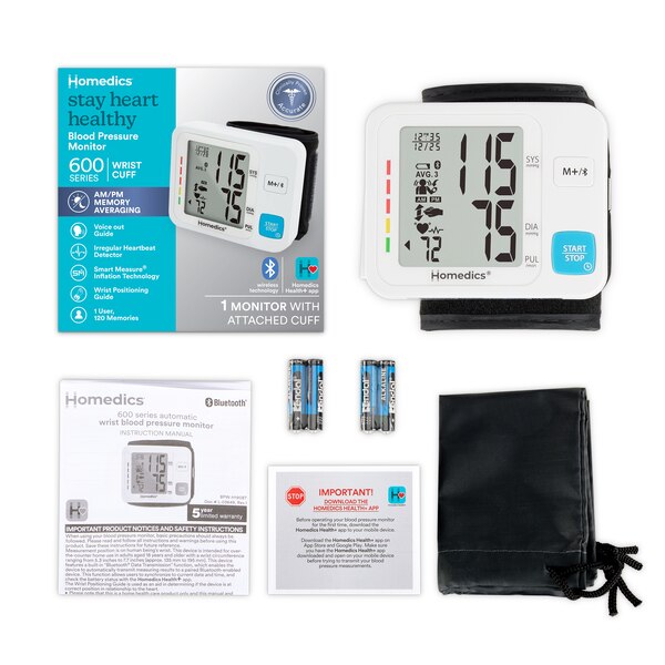 Homedics Wrist 600 Series Blood Pressure Monitor