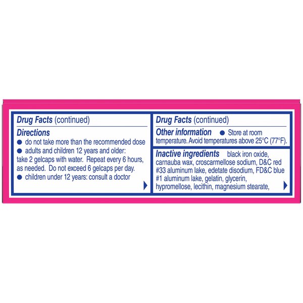 Midol Complete Menstrual Pain Relief Gelcaps with Acetaminophen, 24 Count