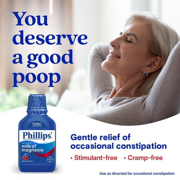 Phillips' Milk Of Magnesia Gentle Overnight Relief Liquid