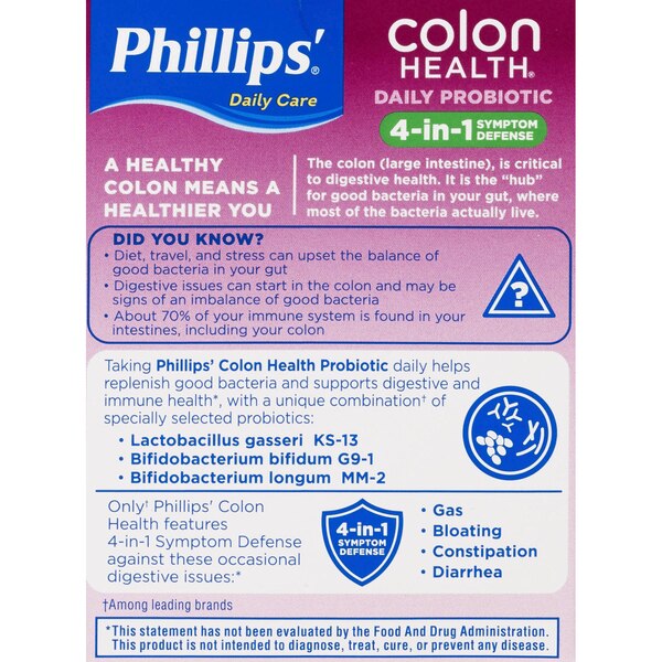 Phillips' Colon Health Probiotic Supplement Capsules